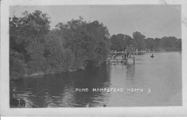 Men's Bathing Pond  in 1910. Picture courtesy of Michael Hammerson.